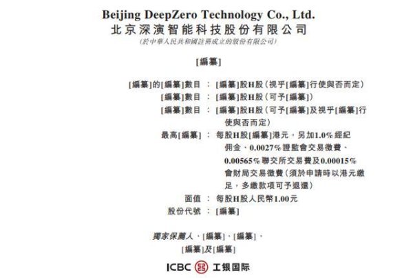 深演智能，通过港交所IPO聆讯，或很快香港上市，工银国际独家保荐