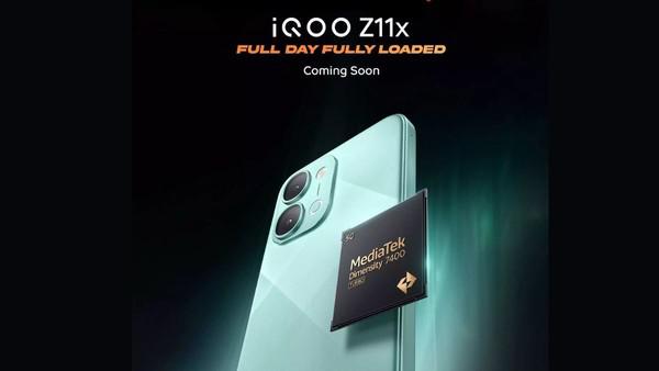 iQOO Z11x预热海报登陆亚马逊 配天玑7400 Turbo