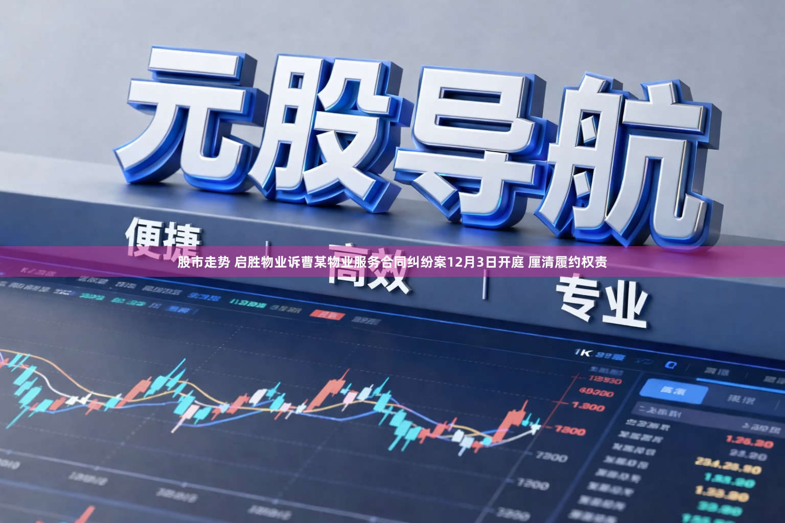 股市走势 启胜物业诉曹某物业服务合同纠纷案12月3日开庭 厘清履约权责